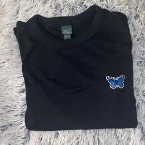 Wild Fable Black Top With Butterfly 🦋
